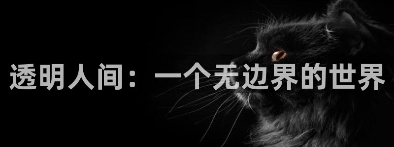 age动漫樱花：透明人间：一个无边界的世界